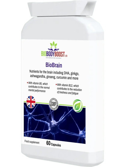BioBrain - Natural Nootropics Supplement BioBodyBoost