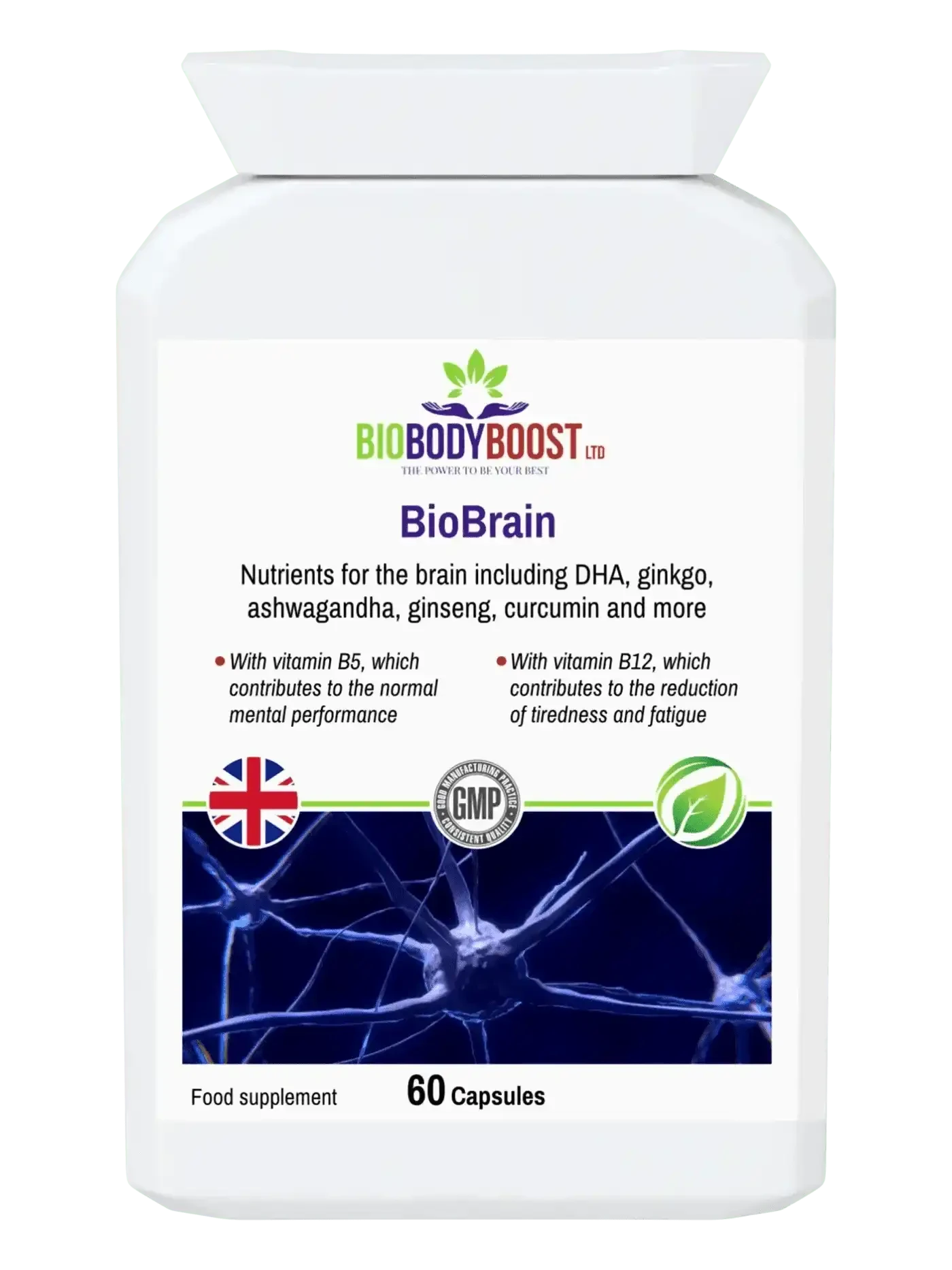 BioBrain - Natural Nootropics Supplement BioBodyBoost