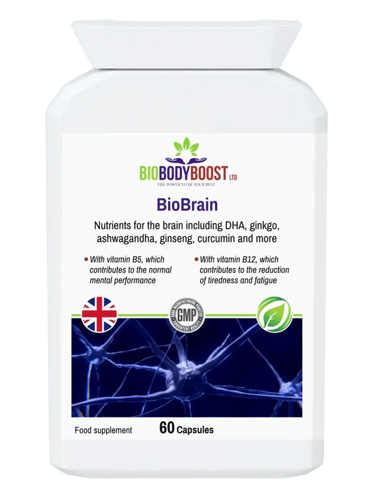 BioBrain - Natural Nootropics Supplement BioBodyBoost