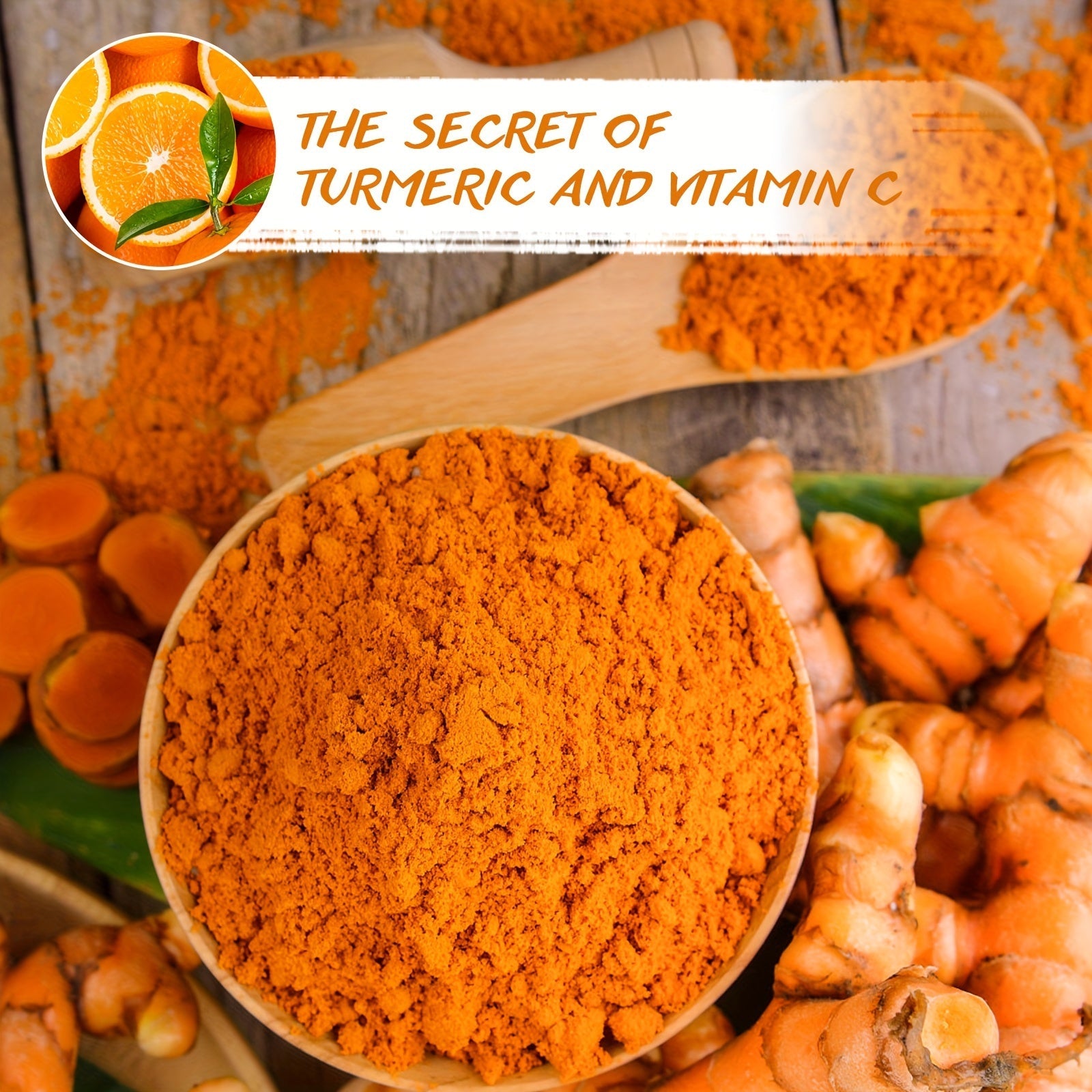 Turmeric & Vitamin C Deep Cleansing Facial Mask - Pore Refining Mud Mask JUST FIT IN