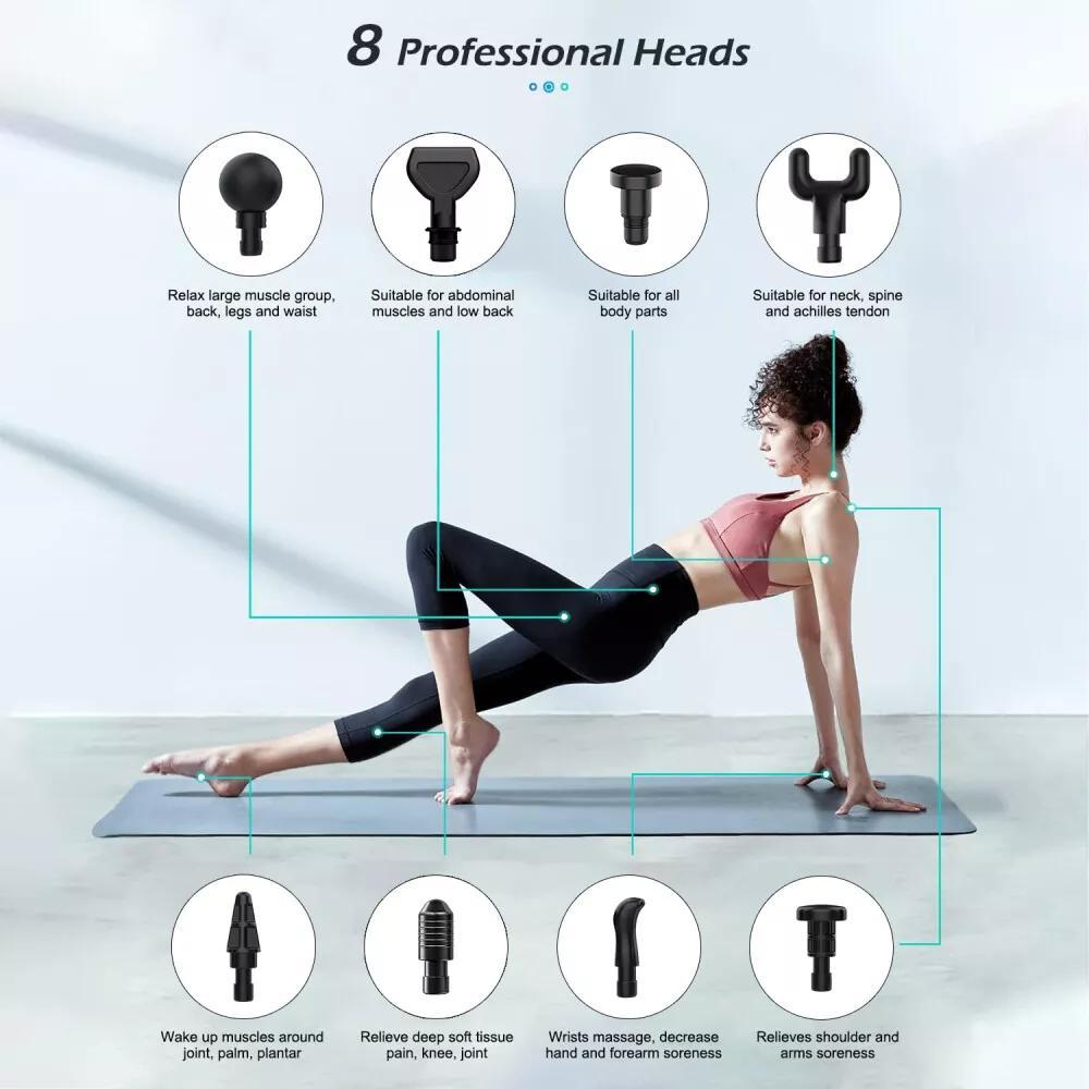 Mini Portable Neck Massager - USB Rechargeable Fascia Gun JUST FIT IN