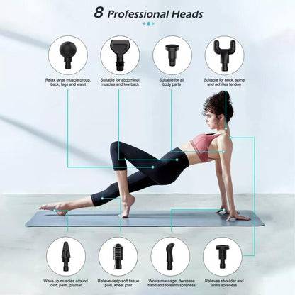 Mini Portable Neck Massager - USB Rechargeable Fascia Gun JUST FIT IN