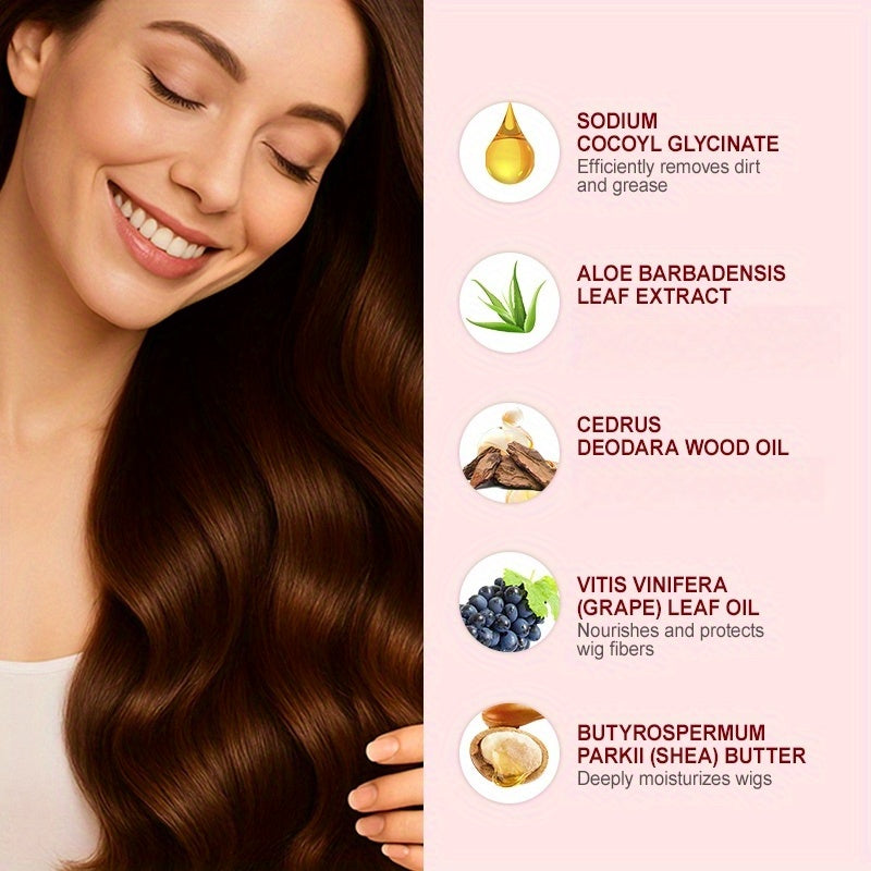 Leave-in Wig Hair Care Spray 248ml - Heat Protectant with Argan Oil JUST FIT IN