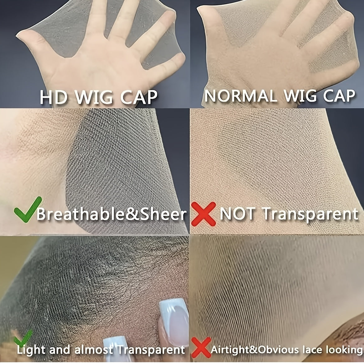 LUXFUME Invisible Lace Melting Spray - Glueless Wig Adhesive JUST FIT IN