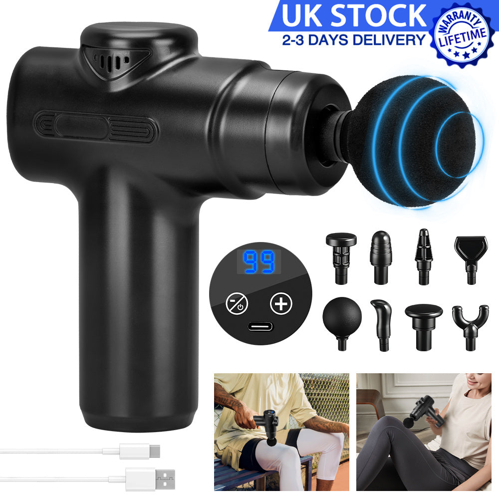 Mini Portable Neck Massager - USB Rechargeable Fascia Gun JUST FIT IN