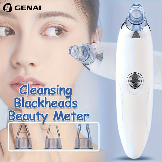 GENAI Portable Facial Pore Cleaner - 4 Probes Blackhead Remover Tool JUST FIT IN