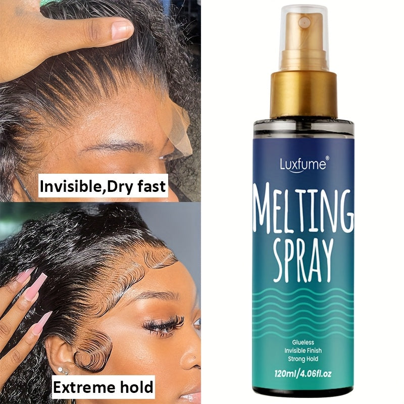 LUXFUME Invisible Lace Melting Spray - Glueless Wig Adhesive JUST FIT IN