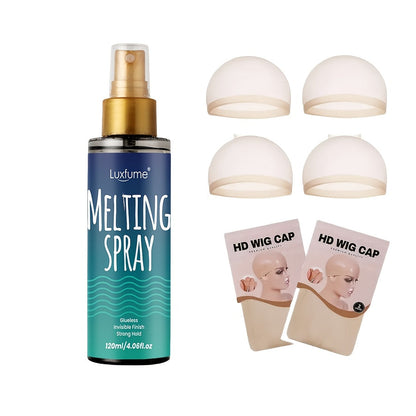 LUXFUME Invisible Lace Melting Spray - Glueless Wig Adhesive JUST FIT IN