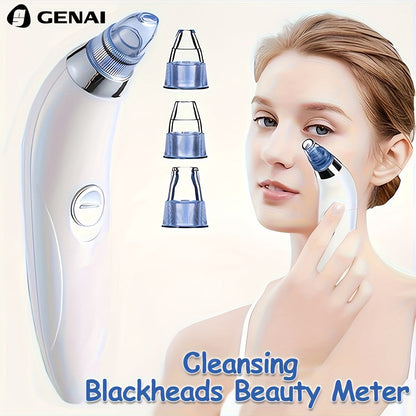 GENAI Portable Facial Pore Cleaner - 4 Probes Blackhead Remover Tool JUST FIT IN