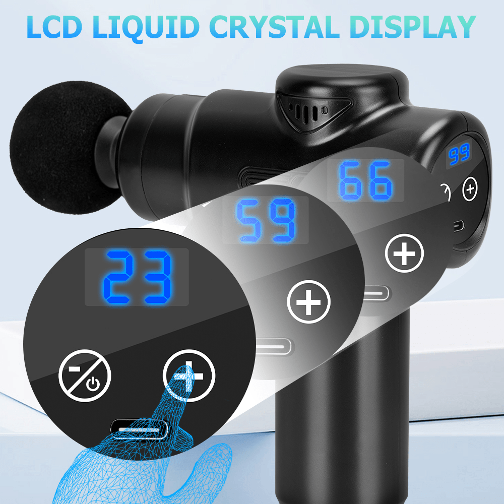 Mini Portable Neck Massager - USB Rechargeable Fascia Gun JUST FIT IN