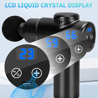 Mini Portable Neck Massager - USB Rechargeable Fascia Gun JUST FIT IN