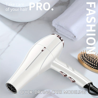 Morfone Professional Hair Dryer Set - 5-in-1 Styling Kit with Comb, Curling Iron & Nozzle JUST FIT IN