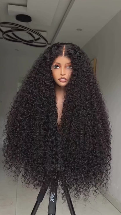 300% Density 13x6 HD Lace Frontal Wig - 30-36 Inch Loose Deep Wave Human Hair | JUST FIT IN JUST FIT IN