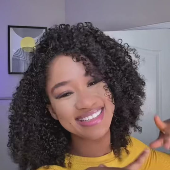 Mongolian Afro Kinky Curly Hair half kiny | JUST FIT IN JUST FIT IN