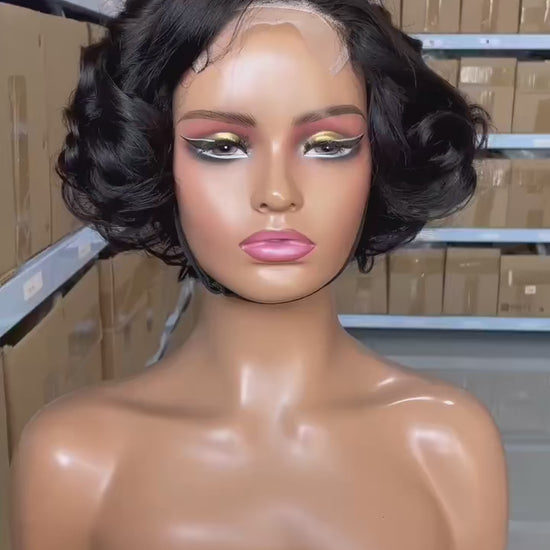 250% Density Glueless Wig - 12 Inch Loose Deep Wave Ready To Go 13x4 Lace Front | JUST FIT IN JUST FIT IN