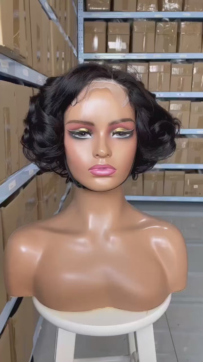 250% Density Glueless Wig - 12 Inch Loose Deep Wave Ready To Go 13x4 Lace Front | JUST FIT IN JUST FIT IN